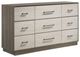 Coaster® Fenwick 4-Piece Almond/Gray Oak Eastern King Bedroom Set-2