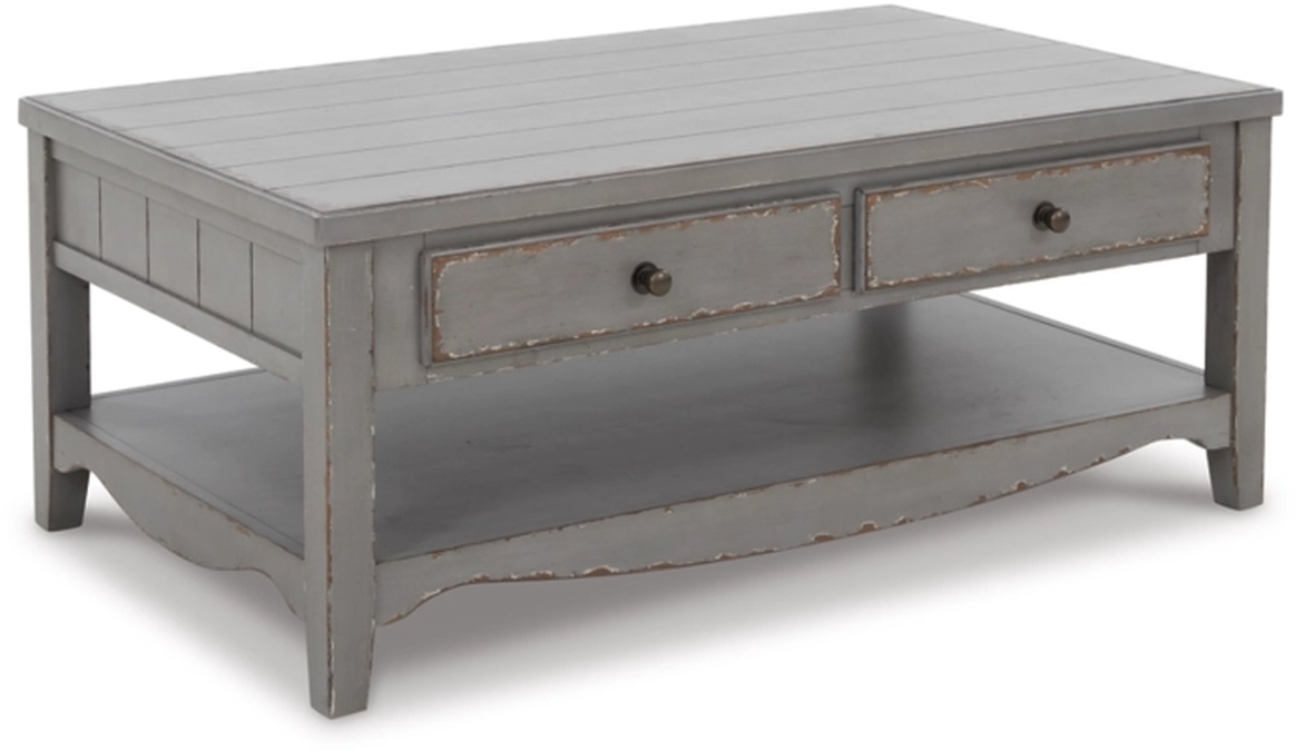 Charina Coffee Table - Antique Gray Charina Coffee Table - Antique Gray