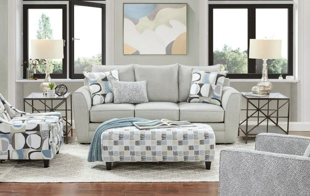 Fusion Furniture Max Gray Sofa-1