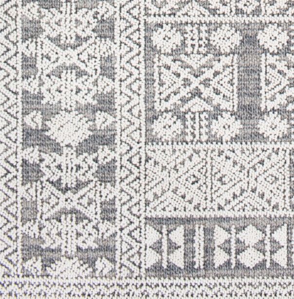 Surya Ariana Gray/White 4'x6' Area Rug-2