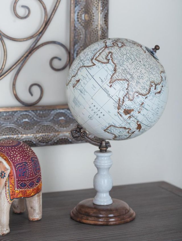 Deco Marche White 8" Globe-3