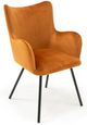 VIG Furniture Modrest Barrett Black/Orange Dining Chair-0