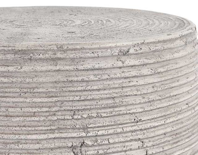 Classic Home Nellie Light Gray Concrete Outdoor End Table-3