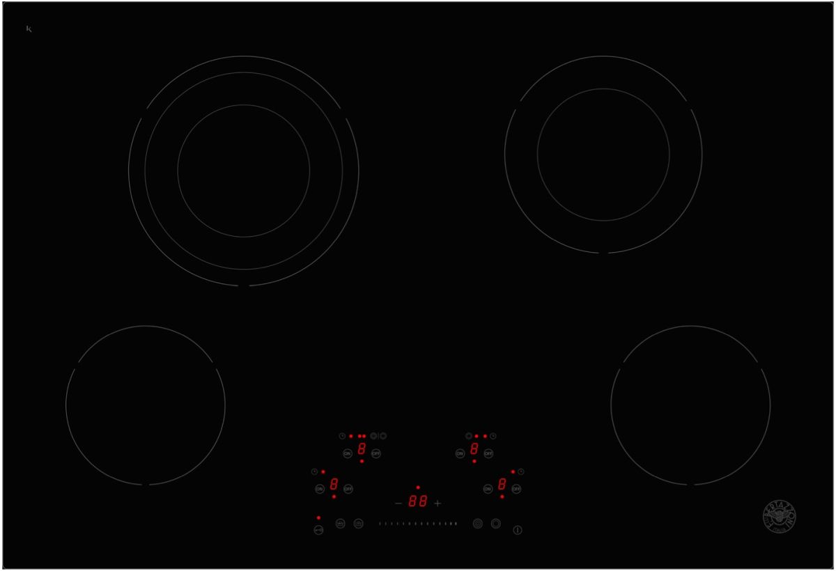 Bertazzoni Professional Series 30" Nero Electric Cooktop