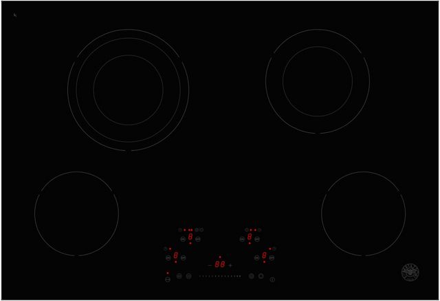 Bertazzoni Professional Series 30" Nero Electric Cooktop-0