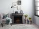 Dimplex® Morgan Charcoal Oak Mantel with 23" Electric Fireplace-3