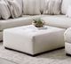 Furniture of America® Warrenton Ivory Ottoman-2