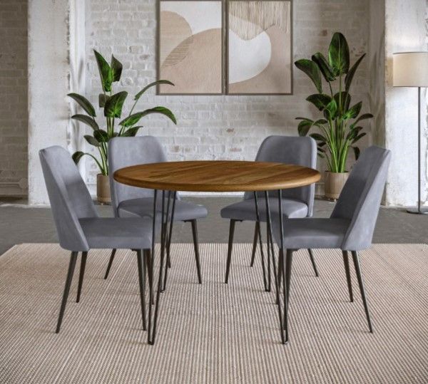 Jofran Inc. Urban Archive Maddox Gray Upholstered Dining Chair-1