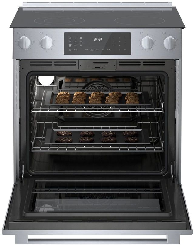 Bosch® 800 Series 30" Stainless Steel Slide-In Electric Range-2