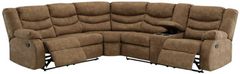 Signature Design by Ashley® Partymate 2-Piece Brindle Reclining Sectional with Console