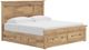 Signature Design by Ashley® Makidern Tan King Panel Storage Bed-0