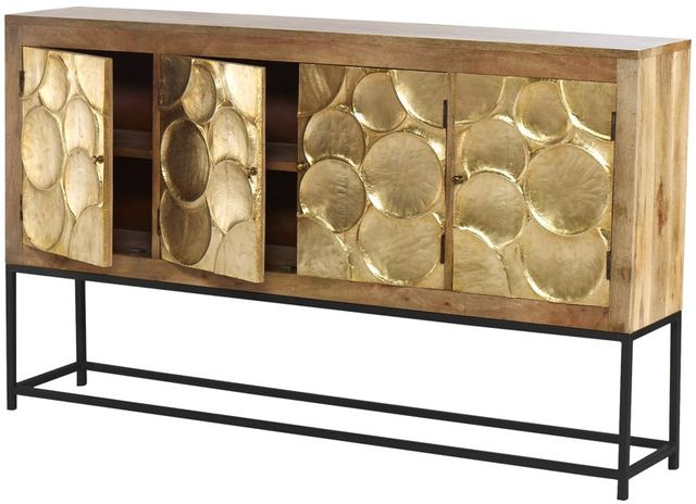 Jaipur Furniture Capiz Refinement Brown Sideboard-2