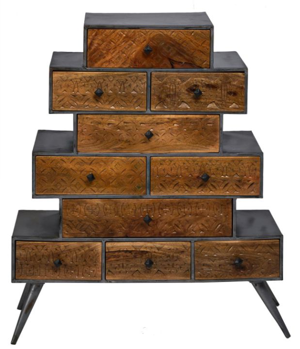 Jaipur Furniture Llywelyn Brown Tower Drawer-1