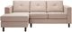 EQ3 Customizable Solo 2-Piece Fabric Left-Arm Facing Sofa Sectional and Chaise-1