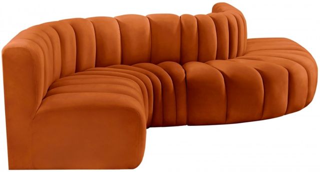 Meridian Furniture Arc 6-Piece Cognac Modular Sectional-2