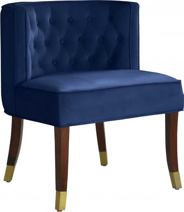 Meridian Furniture Perry Navy Velvet Dining Chair-0