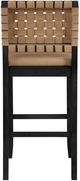 Steve Silver Co. Reid Black/Saddle Brown Barstool-5