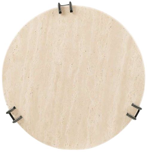Hooker® Furniture Driftwood Gray Spot Table with Black Base-4