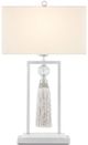 Currey & Company Vitale Off-White/Silver Leaf Table Lamp-0