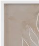 Bassett Mirror Leaf Line Art I Framed Print-1