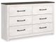 Signature Design by Ashley® Gerridan 2-Piece Gray/White Full Panel Bed Set-2