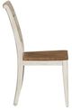 Liberty Furniture Farmhouse Reimagined Antique White/Chestnut Ladder Back Side Chair-2