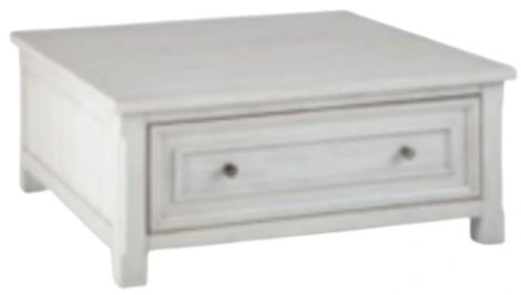 Signature Design by Ashley® Robbinsdale Antique White Lift-Top Cocktail Table-0