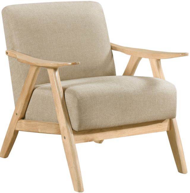 Homelegance® Damala Light Brown Accent Chair-0