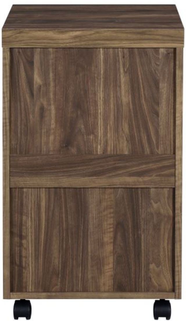 Coaster® Luetta Aged Walnut 3-Drawer Mobile Storage Cabinet with Casters -4