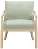 TOV Furniture Dixie Mint Green Velvet Accent Chair-3