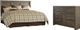 Signature Design by Ashley® Juararo 2-Piece Dark Brown King/California King Panel Headboard Set-0