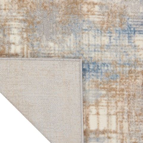 Nourison Home™ CK950 Rush Blue Beige 5'x7' Area Rug-1