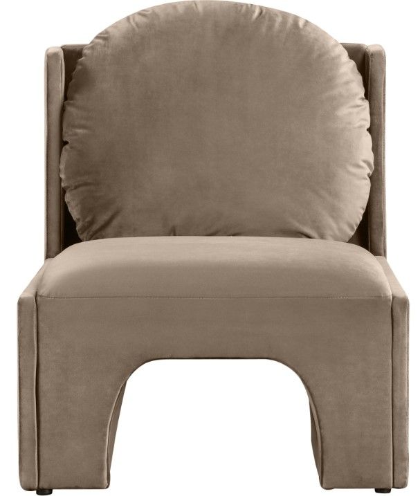 Meridian Furniture Sigma Taupe Upholstered Accent Chair-1