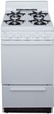 Premier 20" White on White Freestanding Gas Range-0