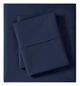Olliix by Madison Park Peached Percale Navy California King Cotton Sheet Set-0