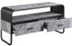 ACME Furniture Raziela Black/Concrete Gray 2-Drawer TV Stand-2