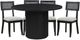 Steve Silver Co. Colvin 5-Piece Black/Vanilla Dining Table Set-0