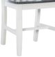 John Thomas Furniture® Dining Essentials Cafe Heather Gray/White Side Chair-2
