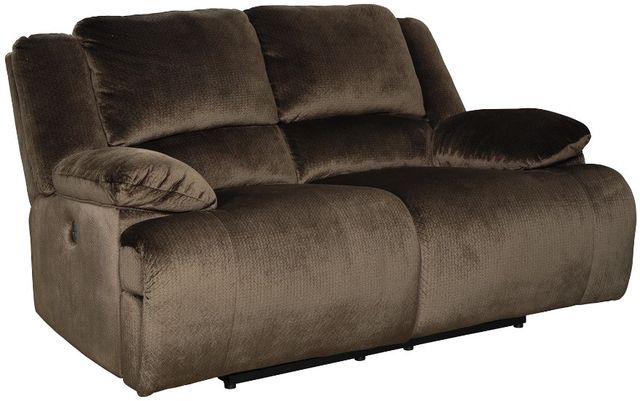 Signature Design by Ashley® Clonmel 2-Piece Chocolate Living Room Set with Power Reclining Sofa-2