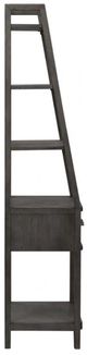 Liberty Furniture Modern Farmhouse Dusty Charcoal Leaning Bookcase-3