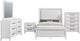 Coaster® Marielle 5-Piece Distressed White Queen Panel Bedroom Set-0