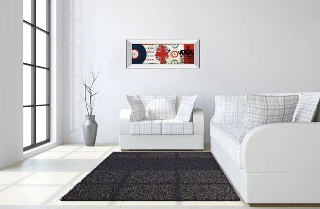 Classy Art British Invasion l by Mo Mullan Mirror Framed Wall Art-2