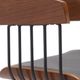Armen Living Larisa Black/Gray/Walnut Adjustable Bar Stool-3
