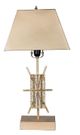 A & B Home Modern Chic Champagne Table Lamp-2