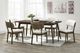 New Classic® Home Furnishings Rex 7-Piece Beige/Walnut Rectangular Dining Set-1
