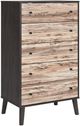 Signature Design by Ashley® Piperton Brown/Dark Charcoal Chest of Drawer-0