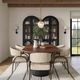 TOV Furniture Marlow Black/Brown Display Cabinet-1
