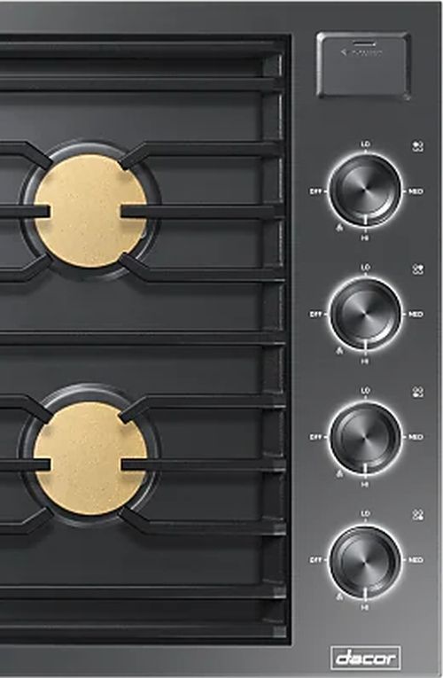 Dacor® Contemporary 30" Graphite Stainless Steel Natural Gas Cooktop-2