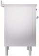 Ilve® Nostalgie II Series 36" Stainless Steel Pro Style Induction Range-4