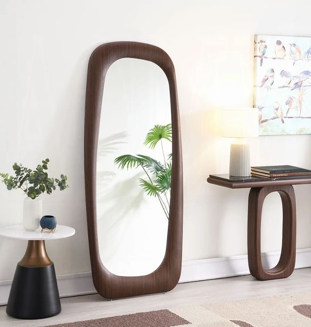 ACME Furniture Dana Walnut Floor Mirror-1